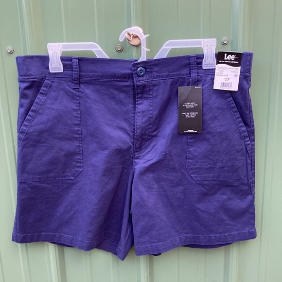 Lee Women's Mid Rise 7" Utility Comfy Cargo Short Size 18 M - Picture 1 of 8